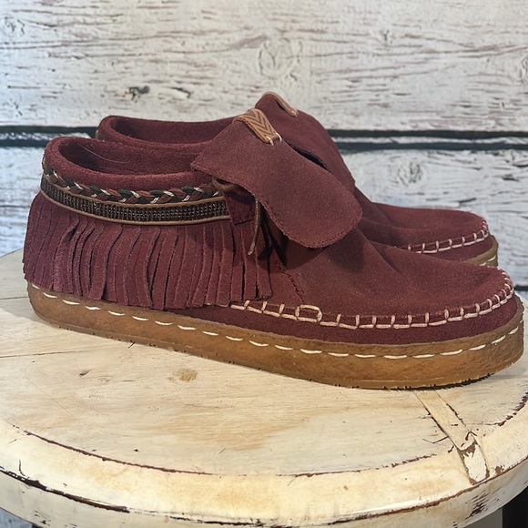 laidback London Shoes - Laidback London EKRU suede handmade moccasins 38 7-7.5